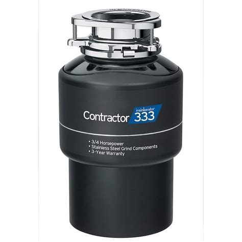 insinkerator|Contractor 333 Garbage Disposal: Waste Disposer